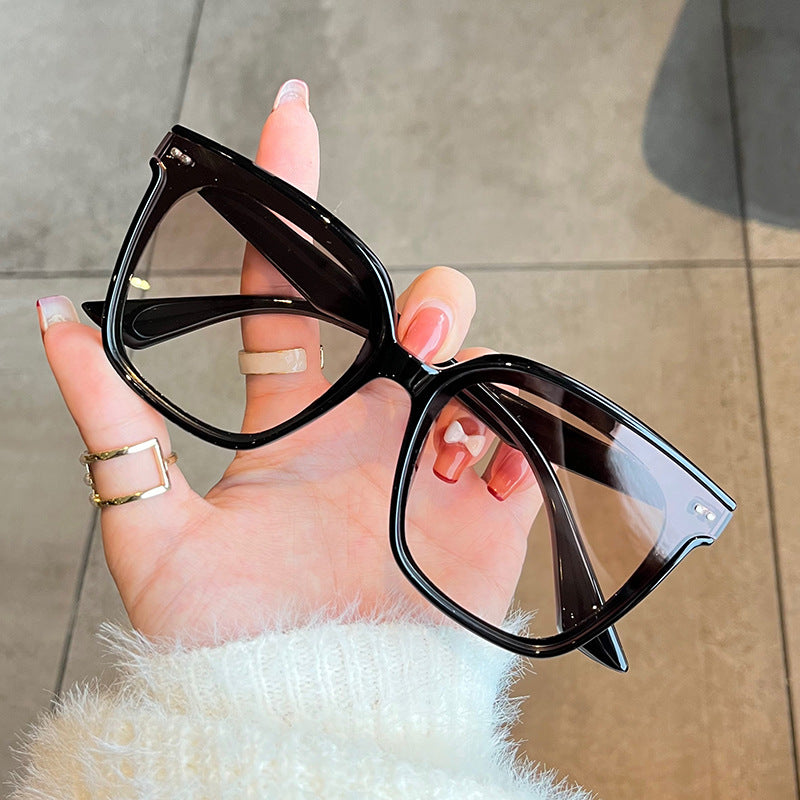 Venta al por mayor Gafas de sol con marco cuadrado degradado de color claro para PC